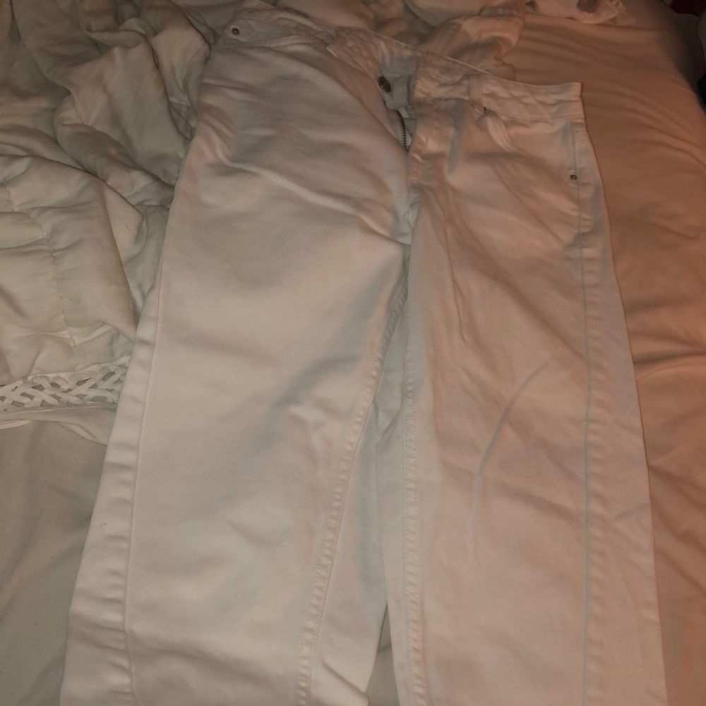Topshop high waisted moto jeans